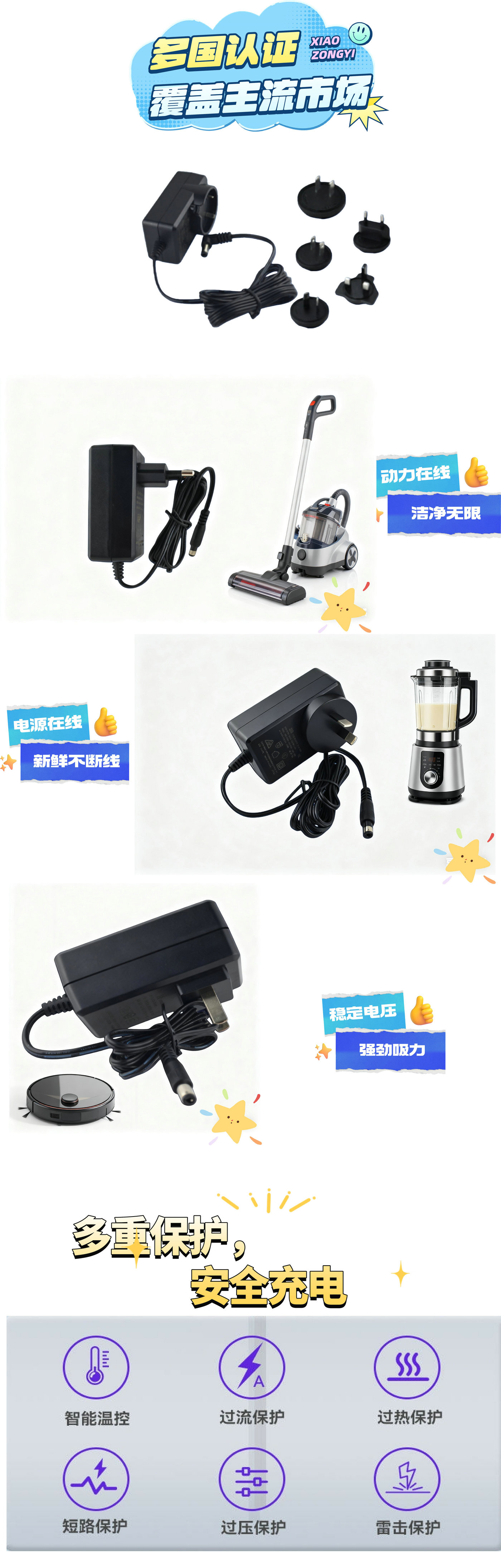 12W系列 電源適配器 家電類詳情頁(yè)_3.jpg